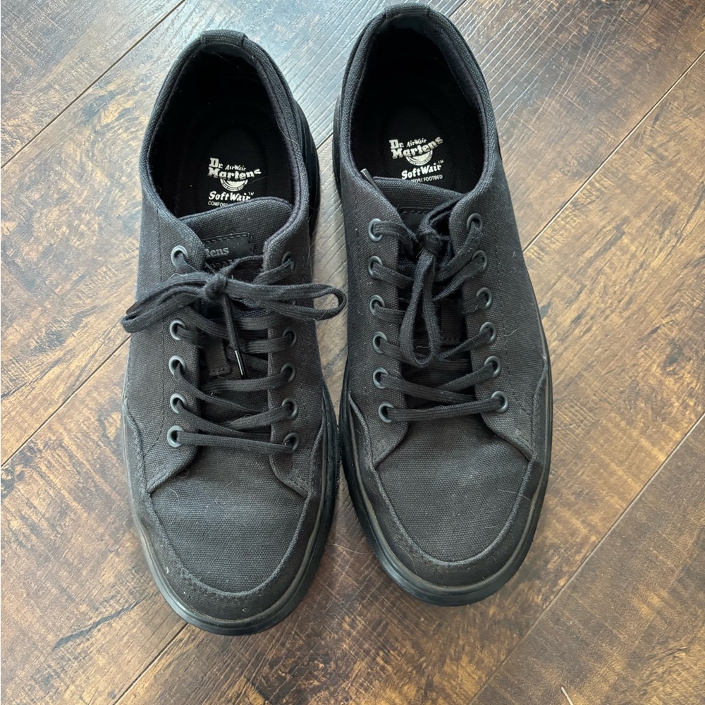 Dr. Martens Brookline Black Canvas Sneakers
